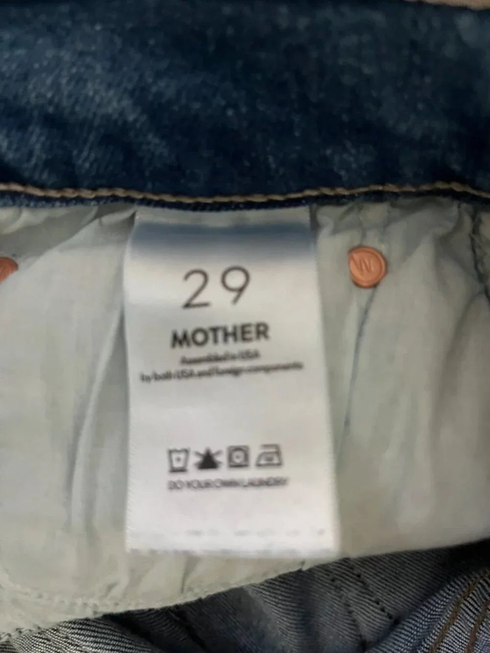 MOTHER The Dodger High Rise Ankle Wide Leg Jeans in Work Hard Play Hard Wash